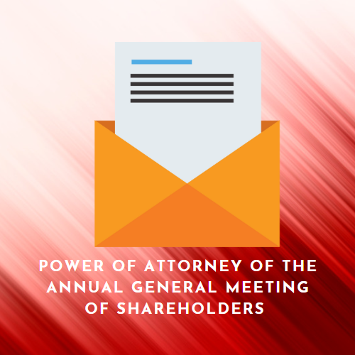 Power of Attorney of the Extraordinary General Meeting of Shareholders