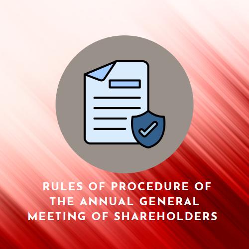 Rules of Procedure of the Extraordinary General Meeting of Shareholders